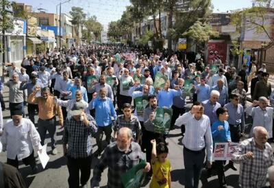 راهپیمایی جمعه‌های «خشم و نصر» در گناباد 