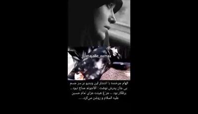 تسلیت به الهام چرخنده؛ تصویر دردناک بازیگر معروف در لحظات عزاداری بر سر مزار پدرش زیر باران غم