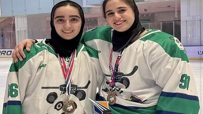 دختران ایران در لیگ هاکی روی یخ مجارستان - پارس فوتبال