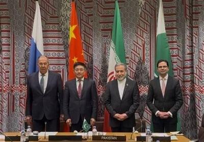بیانیه مشترک نشست چهارجانبه وزرای امور خارجه چین، ایران، پاکستان و روسیه درباره افغانستان - تسنیم