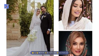 نگاه روز| استایل های متین ستوده نوعروس پرزرق‌وبرق سینما