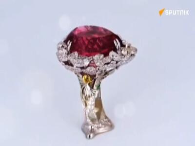 رونمایی از «گران‌ترین انگشتر جهان» با الماسی نادر در روسیه