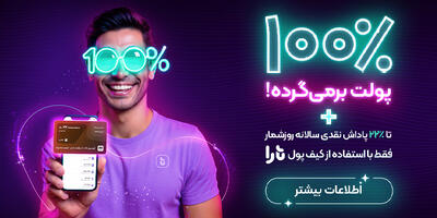 کل مبلغ خریدت بر می‌گرده!