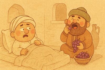 میهمان نادان و بیمار بدبخت!