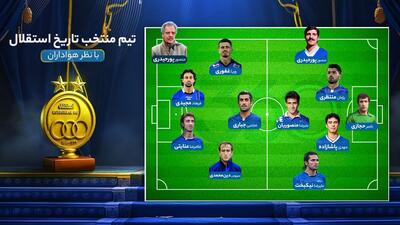 تیم منتخب تاریخ استقلال رونمایی شد