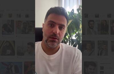 حمله خفت گیر به علی ضیا در تونل نیایش تهران (فیلم)
