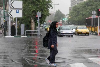 باران شدید مدارس این شهر را تعطیل کرد