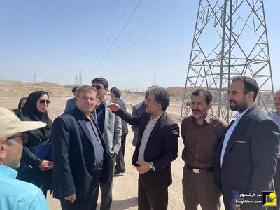 بازدید نماینده وزیر نیرو از طرح‌های نهضت ملی مسکن در استان البرز
