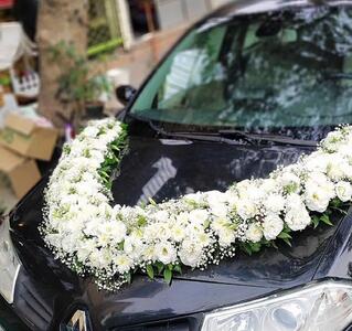 تزئین ماشین عروس یک زوج مشهدی توجه‌برانگیز شد