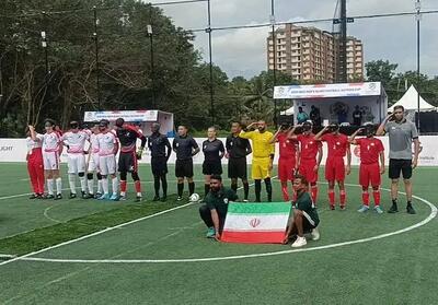 برتری فوتبالیست‌های نابینای ایران برابر میزبان در جام ملت‌های جهانی