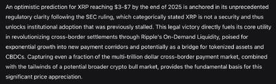 هوش مصنوعی دیپ‌سیک چین قیمت XRP، پپه و کاردانو را تا پایان سال ۲۰۲۵ پیش‌بینی کرد.