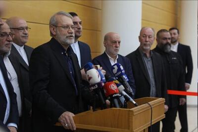 علی لاریجانی: از ابتکار دبیرکل حزب‌الله برای گفت‌وگو با عربستان تمجید می‌کنم؛ موضع او کاملاً درست است و گامی در مسیر صحیح به شمار می‌رود /  میان ما و ریاض مشورت‌هایی در جریان است؛ امروز روز همکاری است