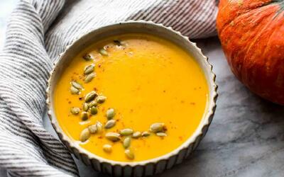طرز تهیه سوپ کدو حلوایی؛ سوپ خوشمزه فصل پاییز