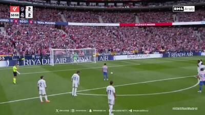 ویدیو: گل سوم اتلتیکومادرید به رئال مادرید توسط خولین آلوارز