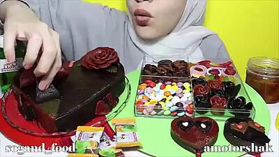 چالش فود آسمر / ویدئو جدید / سوگندفود خوردن لواشک و پاستیل