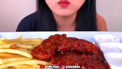 چالش فود اسمر سوخاری/چالش غذا خوردن
