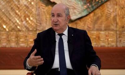 رئیس جمهور الجزایر: اسرائیل بزرگی در کار نیست