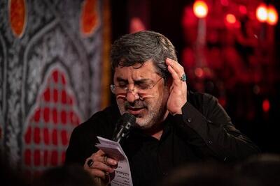 محمدرضا طاهری در شب رحلت حضرت معصومه (س) مرثیه خوانی می کند