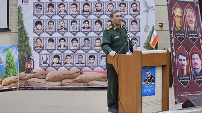 سرهنگ حبیب زاده: هر فرد سفیر پیام شهدا به نسل آینده باشد
