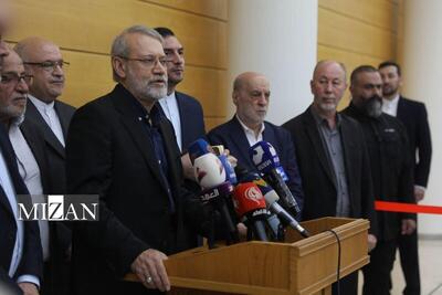 سفر دبیر شورای عالی امنیت ملی به لبنان/ لاریجانی: امیدواریم تحولات سیاسی لبنان در راستای منافع مردم و تشکیل دولتی مستقل و قدرتمند باشد