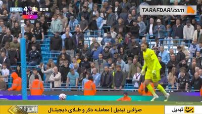 گل دوم ارلینگ هالند به برنلی (منچسترسیتی 5-1 برنلی) - پارس فوتبال