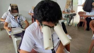 وقتی کلی تقلب آماده کردی ولی صندلیت میوفته بغل مراقب/ بیچاره غم از چشماش می‌باره!