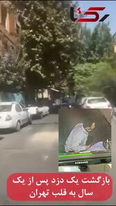 فیلم بازگشت یک دزد پس از یک سال به قلب تهران