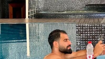 عکس / امکانات درجه یک استخر و جکوزی لوکس و مدرن حسین کنعانی، مدافع ملی پوش / دنج و حال خوب کن