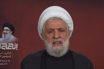 شیخ نعیم قاسم: راه شهید حسن نصرالله ادامه خواهد داشت