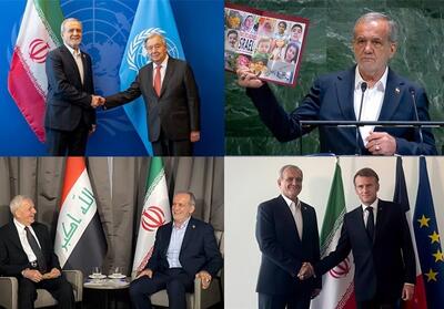 سفرنامه پزشکیان به نیویورک| از تلاش برای نچکاندن ماشه تا بالا بردن عکس شهدای جنگ - تسنیم