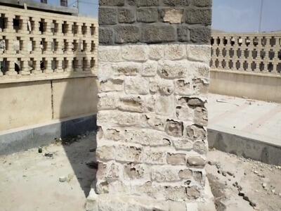 خطر سقوط برج تاریخی سیاه و سفید جاسک