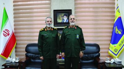 اظهارات سرلشکر موسوی در دیدار فرمانده سپاه؛ از تقویت سامانه‌های دفاعی تا آمادگی برای مقابله با هر تجاوز و تهدید