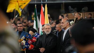 لاریجانی در دیدار با شیخ قاسم: ایران آماده حمایت از لبنان و مقاومت است