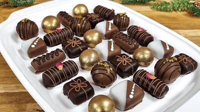 طرز تهیه ترافل شکلاتی با شیر / با دیدنش همه انگشت به دهان میمونن !