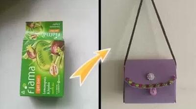 با جعبه صابون کیف دستی درست کن !