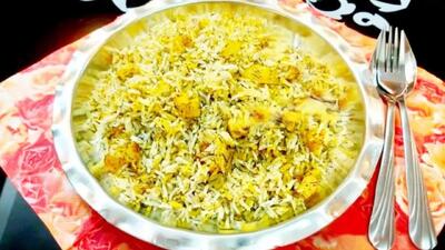 طرز تهیه سیبپلو غذای کرمانشاهی خوشمزه و فوق العاده راحت