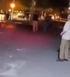 حمله قمه‌کشان به پلیس قم +فیلم