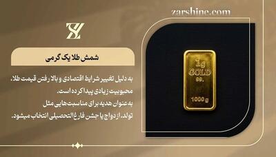 کمترین وزن شمش طلا چقدر است؟ نکاتی که قبل از خرید باید بدانید!