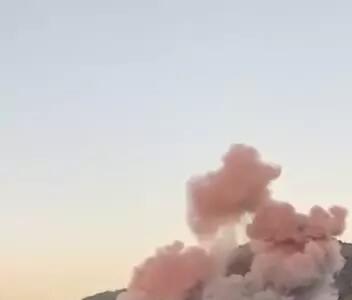 ‌تصاویر جدید از حمله هوایی اسرائیل به جنوب لبنان