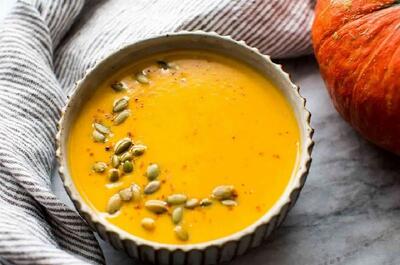 طرز تهیه سوپ کدو حلوایی؛ سوپ خوشمزه پاییزی برای درمان سرماخوردگی