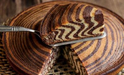 طرز تهیه کیک زبرا (کیک دو رنگ)؛ مرحله به مرحله