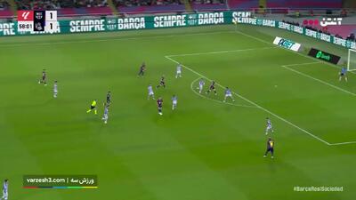 خلاصه بازی بارسلونا 2 - 1 رئال سوسیداد