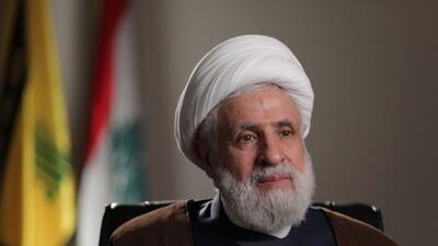 شیخ نعیم قاسم: لبنان در برابر تهدیدات آمریکا و اسرائیل ایستاده است