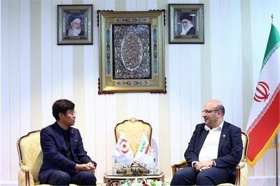 دیدار دبیرکل ملی المپیک با مدیر رسانه آسیا