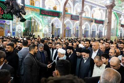 تشییع پیکر همسر مکرم آیت الله العظمی سیستانی/تصاویر