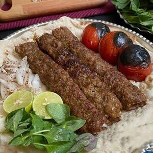 کوبیده خونگی بدون گوشت و منقل