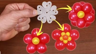 برای جشن هاتون میتونین این بادکنک آرایی رو انجام بدین!
