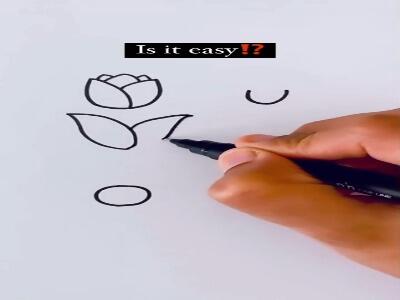 این نقاشی جالب رو یاد بگیر!