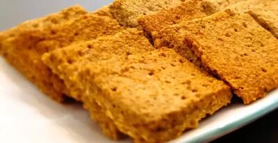 طرز تهیه اسنک سالم و ترد با مغز تخمه / میان وعده رژیمی، خوشمزه، بدون شکر و روغن !
