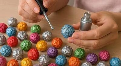 گوشواره های شگفت انگیزی که از پارچه های دورریختنی و لاک ناخن ساخته شده اند!